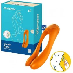 Satisfyer Candy Cane vibrációs izgató (narancssárga).
