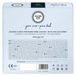   Mister Size 47. - 36 db egyedi méretű, extra vékony óvszer (47 mm)