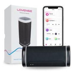   Lovense Calor okos maszturbátor, vibrációs és melegítő funkcióval (fekete) (APP-os)