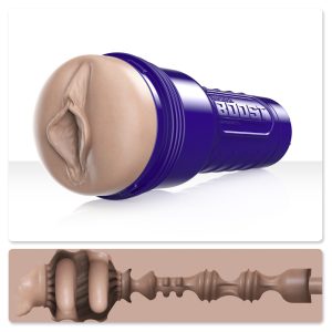 Fleshlight Boost Bang ultra realisztikus maszturbátor, punci nyílással (világos bőrszín)