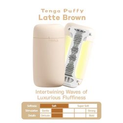 Tenga Puffy maszturbátor (barna)
