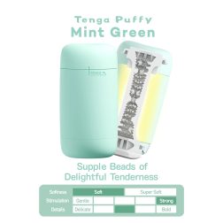 Tenga Puffy maszturbátor (menta zöld)