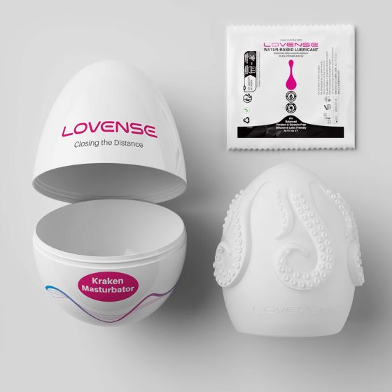 Lovense Kraken, tojás maszturbátor (fehér)