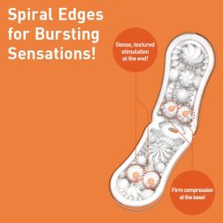 Tenga Flip Orb Sunset Orange maszturbátor (sárga)