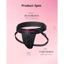   Lovense univerzális hám dildókhoz, vibrátorokhoz (fekete)
