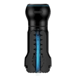   Kiiroo Feel Pocket Stroker maszturbátor + PowerBlow szívókészülék (fekete)
