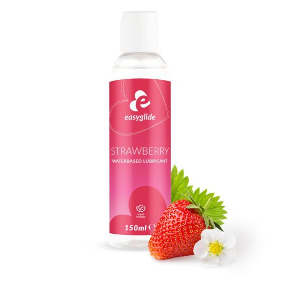 EasyGlide Strawberry vízbázisú síkosító eper aromával (150 ml)