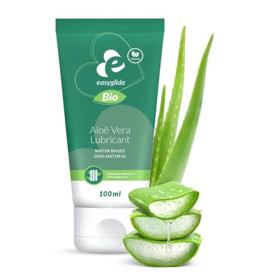 EasyGlide Bio & Natural illatmentes vízbázisú síkosító Aloe Vera kivonattal (100 ml)