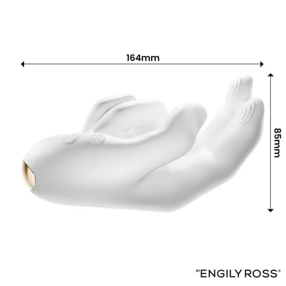Engily Ross – Flirty Hand kéz alakú vibrátor melegítőfunkcióval és mozgó ujjakkal