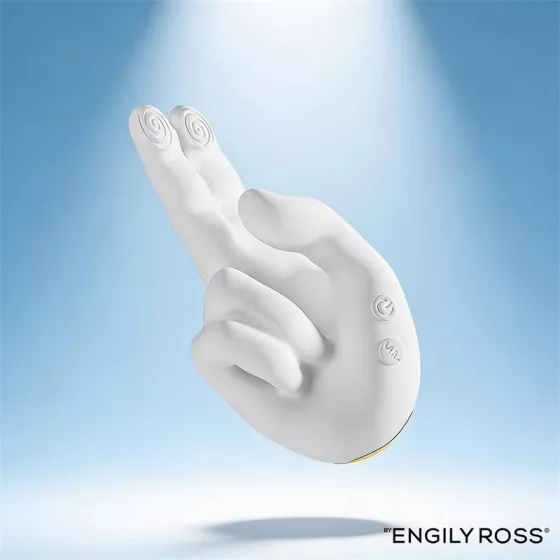 Engily Ross – Flirty Hand kéz alakú vibrátor melegítőfunkcióval és mozgó ujjakkal