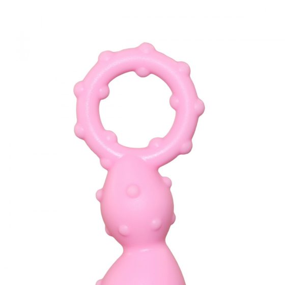 Easy Toys gömbös-rücskös anál dildó (rózsaszín)