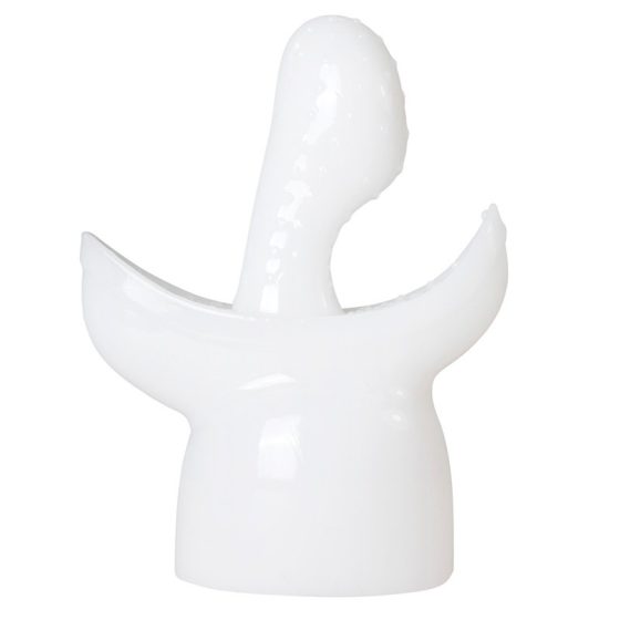 Easy Toys fehér dildó feltét masszírozógépre klitorisztalppal (55 mm) 