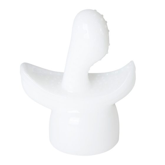 Easy Toys fehér dildó feltét masszírozógépre klitorisztalppal (55 mm) 