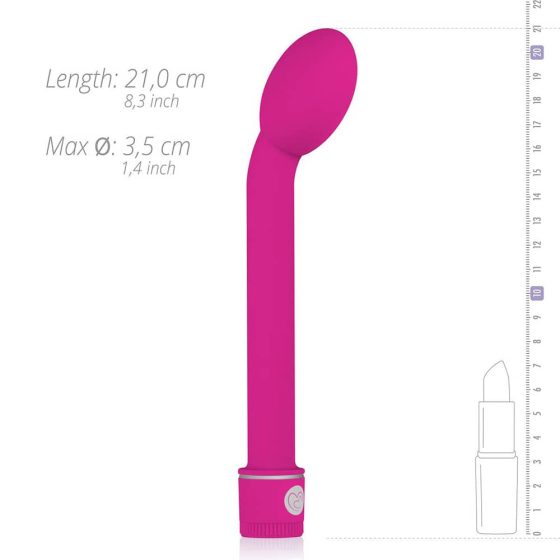 Easy Toys - Slim G-Vibe - akkumulátoros G-pont vibrátor  (pink)
