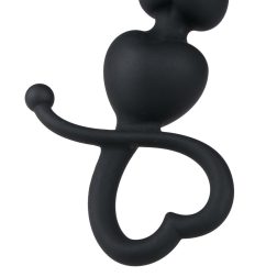 Easy Toys Heart Lover anál gyöngysor (fekete)