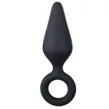   Easy Toys – szilikon anál dildó kihúzó gyűrűvel (M méret)