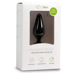   Easy Toys – szilikon anál dildó kihúzó gyűrűvel (M méret)