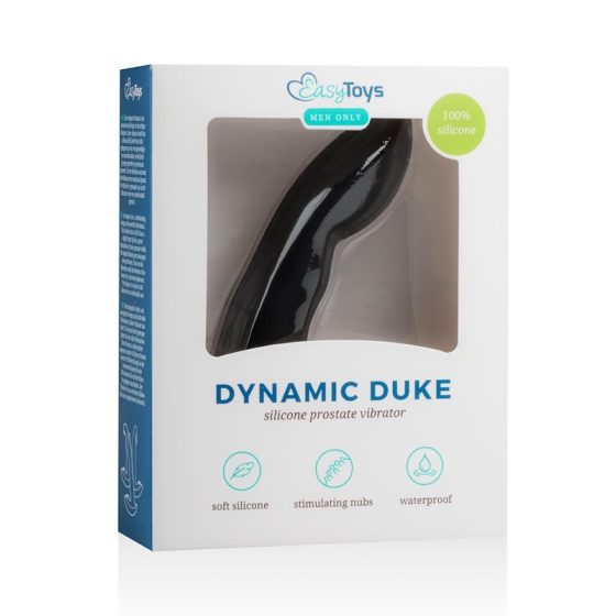 Easy Toys Dynamic Duke csúcsos anál vibrátor (fekete)
