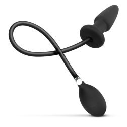 Easy Toys felfújható szilikon anál dildó (fekete)