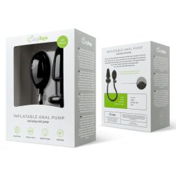 Easy Toys felfújható szilikon anál dildó (fekete)