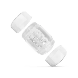   FPPR Double Sided punci és ánusz maszturbátor (áttetsző)