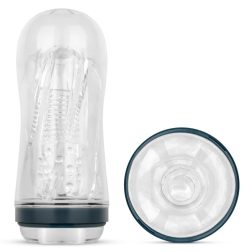 FPPR Double Sided punci és ánusz maszturbátor (áttetsző)