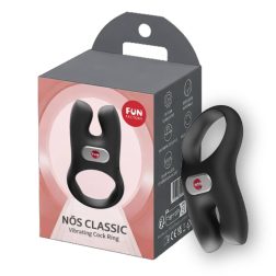 Fun Factory Nós kétmotoros vibrációs péniszgyűrű (fekete)