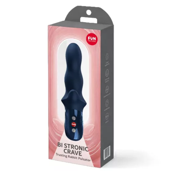 Fun Factory – Bi Stronic Crave pulzátor klitoriszággal (éjkék)
