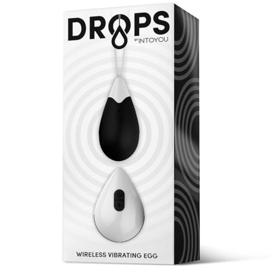 Drops távirányítható vibrációs tojás (fekete)