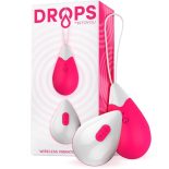 Drops távirányítható vibrációs tojás (rózsaszín)