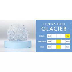 Tenga Geo Glacier maszturbátor (átlátszó)