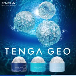Tenga Geo Glacier maszturbátor (átlátszó)
