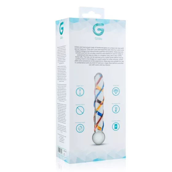 Gildo – No.10 spirálos üveg dildó