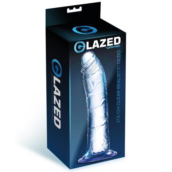 Glazed realisztikus dildó (21,5 cm)