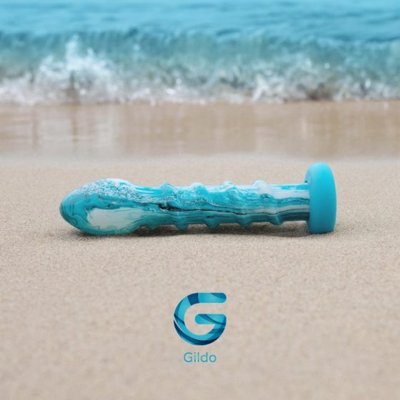 Gildo Ocean Wave spirálos üveg dildó
