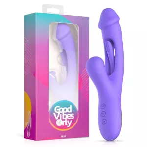 Good Vibes Only – Tess többfunkciós vibrátor G-pont ággal és klitoriszgolyóval