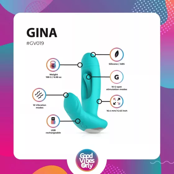 Good Vibes Only – Gina G-Pont vibrátor klitorisz stimulációval