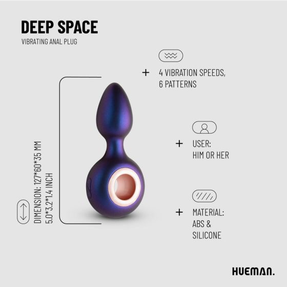 Hueman Deep Space anál vibrátor