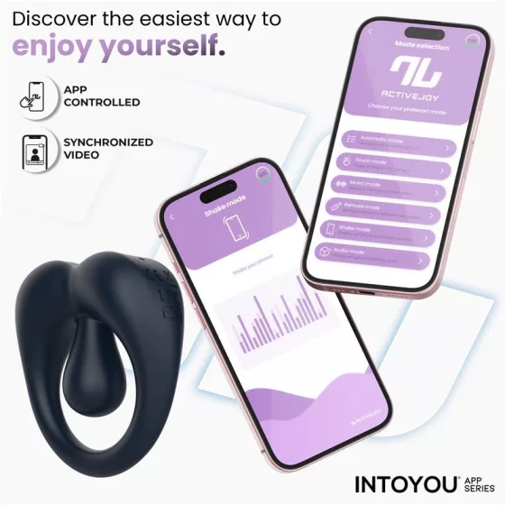 Intoyou – Kenny okos vibrációs péniszgyűrű (APP-os)