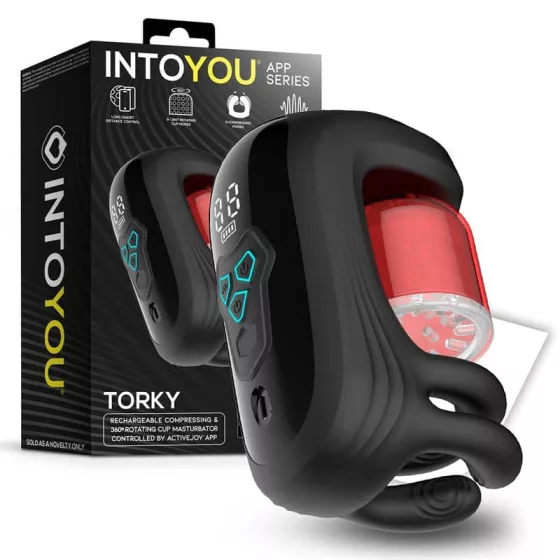 IntoYou – Torky vibrációs okos maszturbátor szorító és rezgő funkcióval (APP-os)