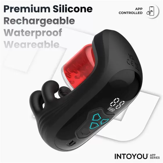 IntoYou – Torky vibrációs okos maszturbátor szorító és rezgő funkcióval (APP-os)