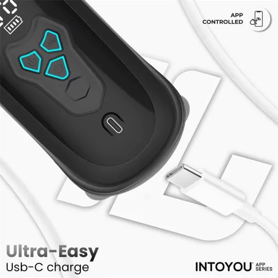 IntoYou – Torky vibrációs okos maszturbátor szorító és rezgő funkcióval (APP-os)