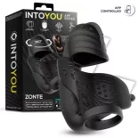   IntoYou – Zonte forgófejes okos péniszvibrátor péniszgyűrűvel (APP-os) 