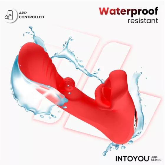 Intoyou – Franky okos klitoriszágas vibrátor G-pont stimuláló forgógolyóval (APP-os)