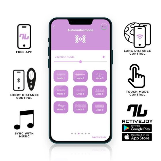 Intoyou alsóba helyezhető vibrátor (APP-os) (piros)