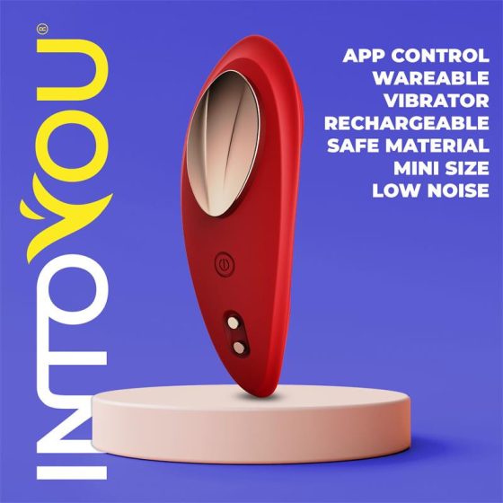 Intoyou alsóba helyezhető vibrátor (APP-os) (piros)