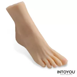   IntoYou – realisztikus lábfej maszturbátor punci nyílással (világos bőrszín) 