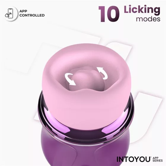 IntoYou – Mimi/Suvi vákuumos, nyalogató vibrátor (lila, APP-os)
