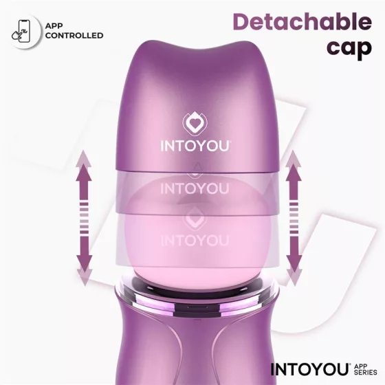 IntoYou – Mimi/Suvi vákuumos, nyalogató vibrátor (lila, APP-os)