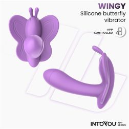 IntoYou Wingy okos pillangóvibrátor (lila) (APP-os)